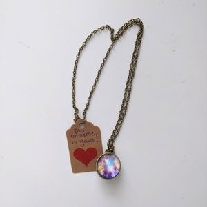 $15/3 Galaxy pendant necklace